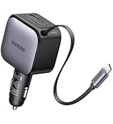 UGREEN USB C カーチャージャー 2ポート ミニ小型 シガーソケット 車載